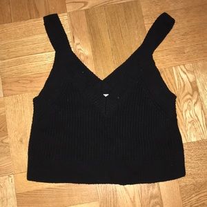 Aritzia sweater cropped tank